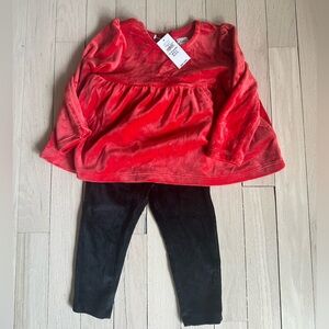 Gap Baby Velvet Outfit